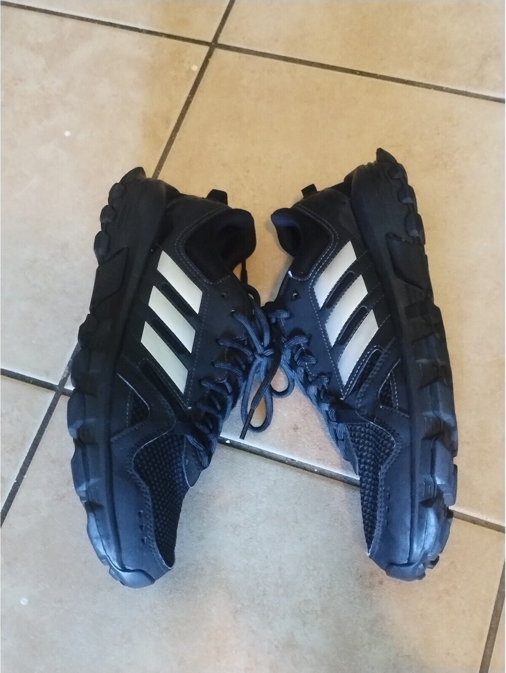 Adidas Rockadia Trail Running Athletic Shoes Black Sneakers Menโsโ Size 9